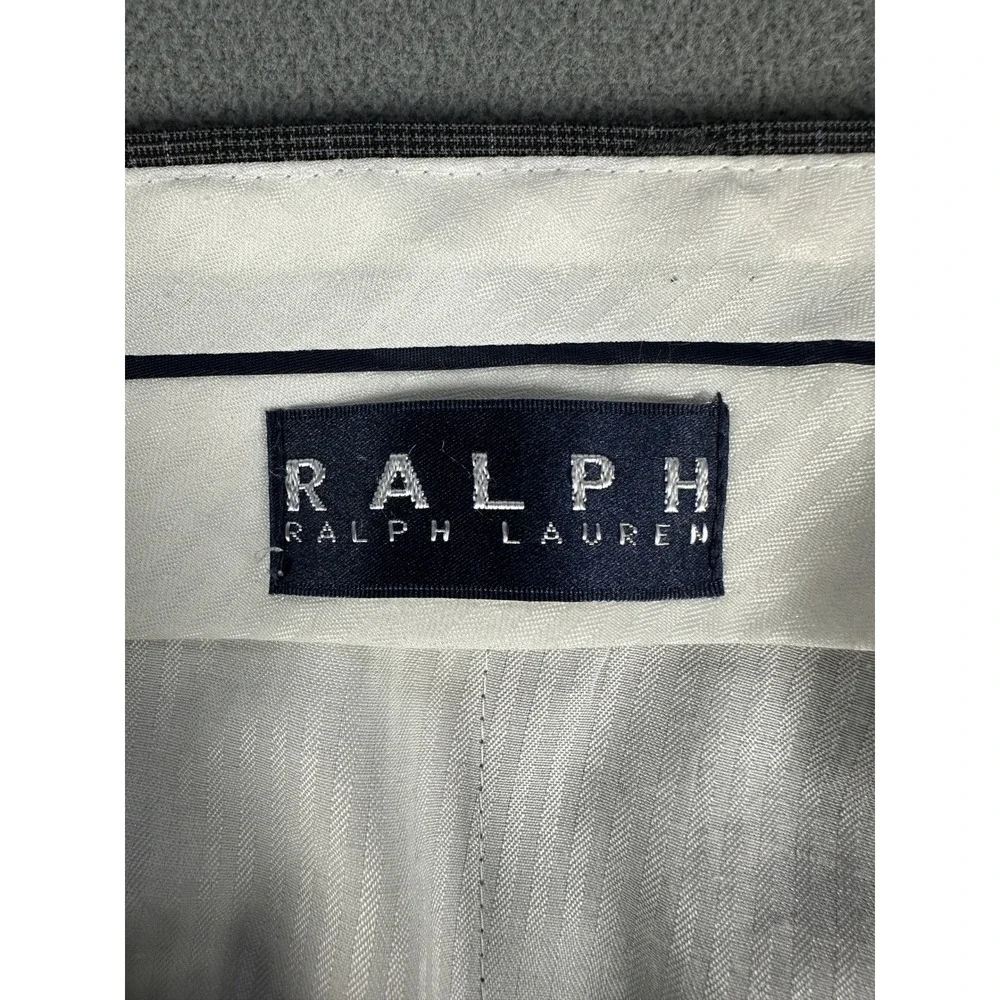 Ralph Ralph Lauren Pants Slacks 36x32 Grey Glen Plaid Old‎ Money Trousers Dress